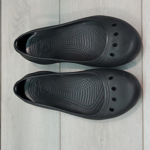 Crocs Women Kadee Comfort Rubber Ballet Outdoor Loafer slipnon shoes sz 8 - Picture 4 of 11